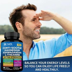 Cápsulas de Magnesio para Dormir y Aliviar el Estrés con Ashwagandha y L-Teanina, Marca Privada OEM ODM para Mujeres y Hombres - Product Image 4