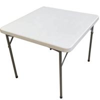 Table carrée en plastique pour les événements extérieurs de camping de partie de pique-nique