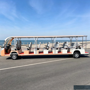 Bus touristique électrique à châssis stable, faible bruit, pour le transport de passagers dans les zoos, les safaris et les zones touristiques. - Product Image 1