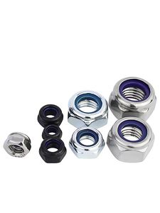 UNC <span class=keywords><strong>Nylon</strong></span> chèn khóa kích thước tự khóa Nut chống khóa NUT - Product Image 3