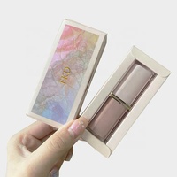 Boîte en papier cosmétique personnalisée pour soins de la peau Boîte d'emballage en papier de carton blanc pliable pour huile de vernis à ongles