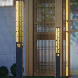 Luz decorativa para exteriores, impermeable, moderna, simple, lámpara de césped, patio, paisaje, jardín, energía eléctrica, led, IP65, luz de jardín - Product Image 6