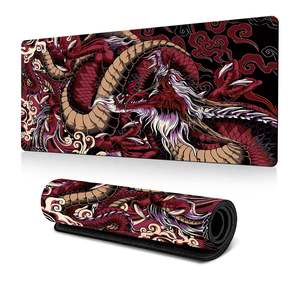 Alfombrilla de Ratón para Juegos, Grande, Cuadrada, de Tela Suave, No Tóxica, con Diseño de Dragón Chino, 700x300mm, para Oficina y <span class=keywords><strong>Gamers</strong></span>, Superventas - Product Image 5