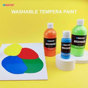 Póster de pintura líquida en 30 colores para niños, pintura lavable <span class=keywords><strong>con</strong></span> 3 pinceles - Product Image 6