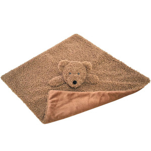 C005 Ours en peluche doux, couverture de sécurité en peluche, personnage en peluche, cadeau de naissance, cadeau de naissance pour bébé, couverture en peluche pour bébé - Product Image 4