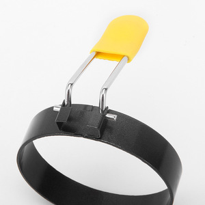 Anillo para Huevos de Acero Inoxidable, Sartén Circular Antiadherente con Asa Antideslizante, Juego de Utensilios de Cocina Antiadherentes para Uso Doméstico - Product Image 5