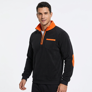 Sweat-shirt personnalisé : fermeture éclair quart de tour en tissu French Terry pour les marques de golf américaines, approvisionnement en gros sous marque privée S-XL - Product Image 1