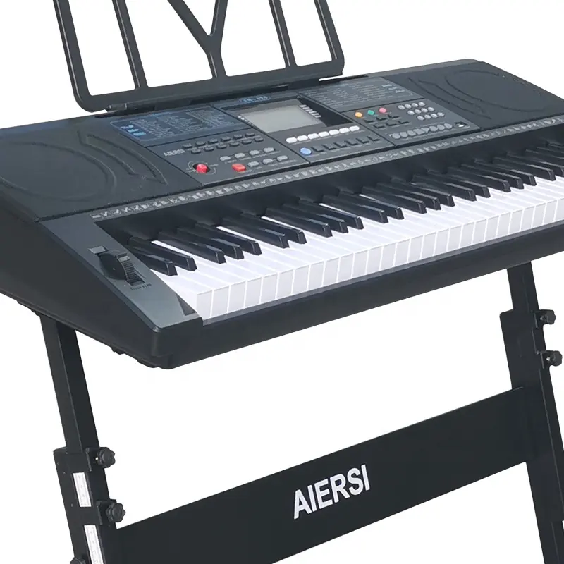 Aiersi Multi-funzione di organo elettronico e 61 tasti di pianoforte elettrico digitale di strumenti musicali con USB MIDI portatile per gli insegnanti