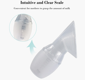 सिलिकॉन हाथ नि: शुल्क स्तनपान दूध पंप मैनुअल स्तन पंप - Product Image 3