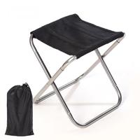 Taburete plegable portátil de diseño moderno para exteriores Muebles de exterior de metal de aluminio