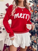 Nouveau Pull Tricoté de Noël 2026 pour Femme – Haut Décontracté à Manches Longues et Coupe Ample pour l'Automne et l'Hiver