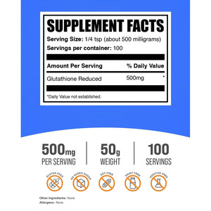 Großhandel OEM Eigenmarke Anti-Aging 500mg Reduziertes Glutathion-Pulver Hautaufhellendes <span class=keywords><strong>L</strong></span>-Glutathion-Pulver - Product Image 2