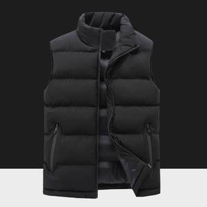 Chaleco Acolchado Azul Marino Unisex, Delgado, Cálido, para Invierno, Uniformes de Trabajo, Ropa de Equipo - Product Image 3