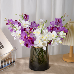 Orchidea <span class=keywords><strong>Vanda</strong></span> Artificiale di Alta Qualità a 7 Teste, 54CM, Effetto Realistico, per Decorazioni Matrimoniali e Arredamento Interni - Product Image 5