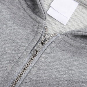 Sudadera con Capucha Oversize de Algodón 100% Bordada para Parejas, Estilo Casual de Otoño, Unisex, con Cremallera Holgada y Diseño Personalizado - Product Image 4