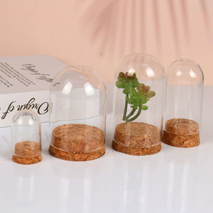 Campana di Vetro Fatta a Mano dal Design Moderno Personalizzabile con Base in Legno e Sughero Vaso da Tavolo per Uso Decorativo Fai da Te - Product Image 5