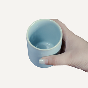 Vendita calda fatta a mano Ru forno porcellana tazza <span class=keywords><strong>di</strong></span> tè-tazza <span class=keywords><strong>di</strong></span> smalto Tianqing con Nezha Design dei cartoni animati, tazza personalizzata con sigillo del maestro - Product Image 3