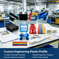 Profilé d'extrusion en plastique technique haute résistance pour garde-corps de machine et cadre de convoyeur