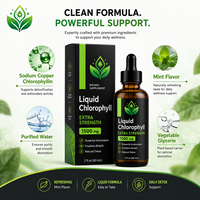 Chlorophylle – Extrait Herbal Antioxydant en Gouttes Liquides Orales pour l'Énergie et le Soutien Immunitaire des Adultes – Naturel et Faible en Sucre