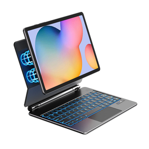 Produttore diretto per Samsung <span class=keywords><strong>S6</strong></span> Lite <span class=keywords><strong>Tablet</strong></span> da 10.4 pollici con retroilluminazione tastiera senza fili custodia magica - Product Image 1