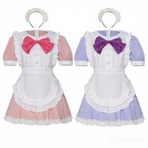 Disfraces de Cosplay de Puella Magi Madoka Magica, Trajes de Sirvienta de Homura <span class=keywords><strong>Akemi</strong></span> y Madoka Kaname, Disfraces de Actuación 2D para Adultos Unisex - Product Image 1