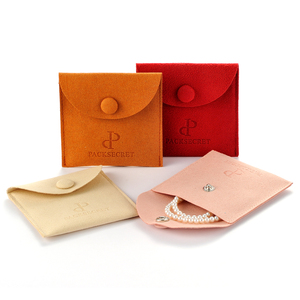 Custom Printed Microfiber <b>Envelope</b> Style Jewelry Pouch Jewelry Packaging Pouches <b>Gift</b> Bag with Your Logo - Product Image 5