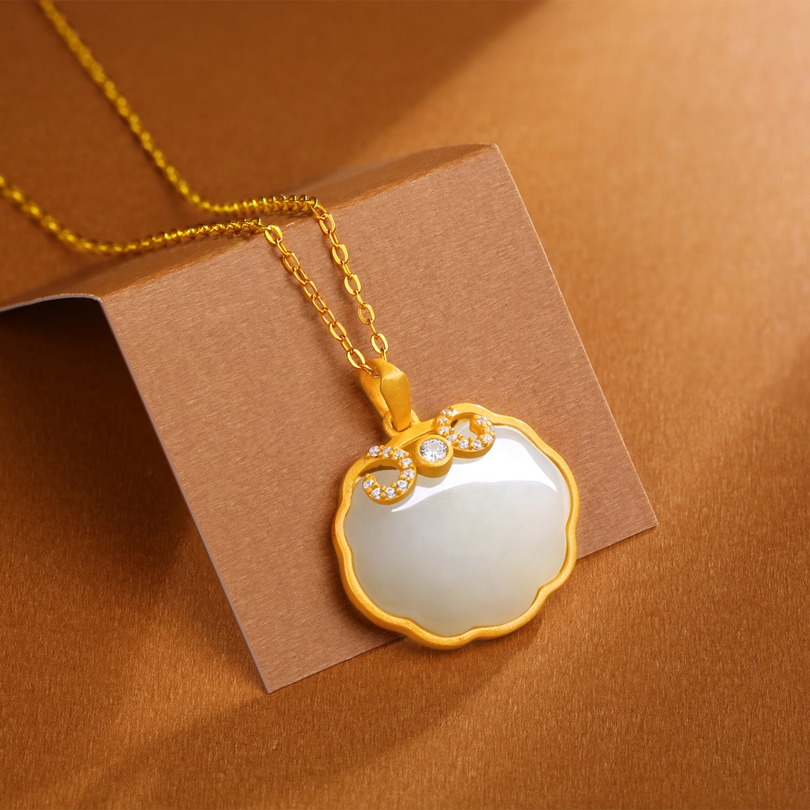 HMOIS Jade Jewelry Wishful thinking Wholesale 925 Silver Natural Hotan White Jade Charms Pendants