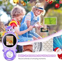 Mikroskop Saku Mini untuk Anak-anak Mikroskop Digital USB Genggam dengan Layar IPS 2 inci Pembesaran 500x Resolusi 2MP