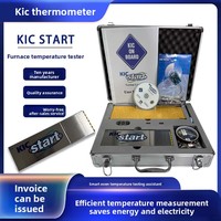 KIC START Termómetro de Perfil Térmico de 6 Canales, Probador de Temperatura para Horno de Reflujo, Registrador de Datos de Alta Precisión para Soldadura SMT, Sensores Tipo K