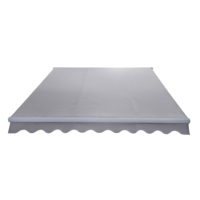 Auvent de balcon motorisé ou manuel rétractable, simple, avec bras pliable, pour protection solaire extérieure de terrasse