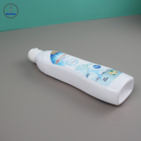 Bouteille à rabat en plastique vert de 300 ml en matériau PET pour nettoyant pour sols de cuisine, désinfectant pour les mains, savon liquide, shampoing