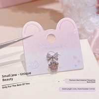 Boucles d'oreilles pendantes en cuivre plaqué avec nœud mignon, cœur rose, zircon cubique et patte de chat, idéales pour le quotidien des femmes, vente en gros