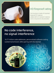 Linh hoạt sử dụng thông minh Wi-Fi dẫn ánh sáng bóng đèn 5A ổ cắm E26/E27 ánh sáng không dây bóng đèn chủ bằng giọng nói điều khiển di động cho đèn - Product Image 3