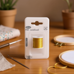 Fil métallique Ilan 45M Or pour broderie et artisanat - Product Image 3