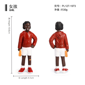 Figuras de Juguete Educativas Montessori STEM de PVC Sólido al por Mayor, Figuras de <span class=keywords><strong>la</strong></span> <span class=keywords><strong>Familia</strong></span> Negra - Product Image 4