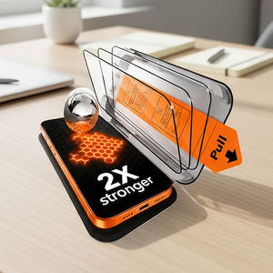 Paquete de 2 Protectores de Pantalla de Vidrio Templado HD con Privacidad, Sin Burbujas, con Kit de Instalación EZ-Box a Prueba de Polvo para iPhone 17 Pro Max - Product Image 2