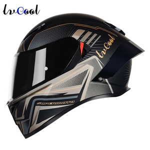 <span class=keywords><strong>Casco</strong></span> de motocicleta de doble visera personalizado, cascos de Motocross certificados por DOT para hombre y mujer, paquete con logotipo personalizado - Product Image 1