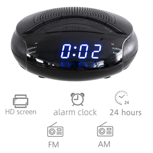 Venta directa <span class=keywords><strong>de</strong></span> fábrica Buena calidad Búsqueda automática AM/FM Radio portátil LED Snooze Despertador - Product Image 2