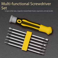 Jeu de tournevis Phillips multifonctionnel en acier chromé, à poignée en forme de U, pour usage domestique, modèle OEM Plum