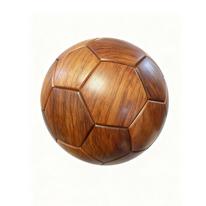 Juguete de <span class=keywords><strong>Madera</strong></span> para Ensamblar con Espiga y Mortaja, Diseño de Balón de Fútbol - Product Image 1