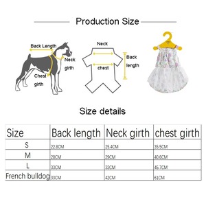 Offre Spéciale fleur motif plaid chien robe d'été animal de compagnie mode jupe vêtements pour animaux de compagnie chien chat Slip jupe robe - Product Image 6