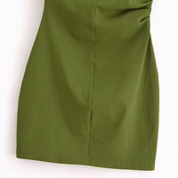 Robe Courte Femme Élégante et Tendance Coupe Ajustée Style Vintage avec Design Cintrant à la Taille – Nouvelle Collection Automne/Hiver 2024