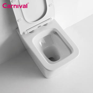 أبيض اللون نوعية جيدة الحمام Inodoro مخفي خزان السيراميك الأوروبي على الأرض شنت مرة أخرى إلى الجدار المرحاض صوان - Product Image 3