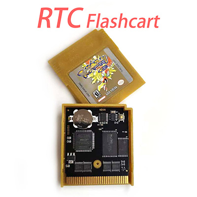 Carte Flash RTC dorée