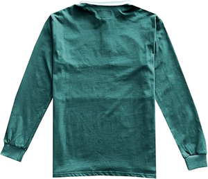 Tonton Sports <span class=keywords><strong>Rugby</strong></span> personnalisé à manches longues classique Old School rayé Polo Grreen t-shirts pour hommes Heavy Rugger fort vert - Product Image 2