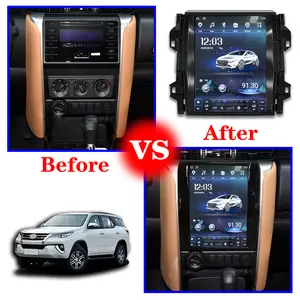 12.1" Vertical Screen Gps Navigation Android Car Radio For Toyota Fortuner HILUX Revo 2016-2020 Carplay 4G DSP Car Stereo