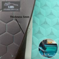 Panneau de siège en cuir PU matelassé prêt à poser, imperméable, anti-moisissure, écologique, pour un confort de luxe amélioré, revêtement de siège de voiture