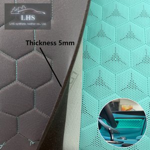 Panel de Asiento de Cuero PU Acolchado Listo para Coser, Impermeable, Antimoho, Ecológico, de Lujo, para Mejorar la Comodidad del Asiento del Automóvil - Product Image 3