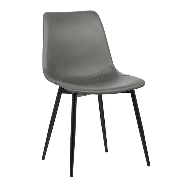 유럽식 현대 호화스러운 디자인 우연한 식사 의자 안락한 가죽 식사 의자