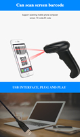Escáner de Código de Barras Inalámbrico y Alámbrico DS6100C, Lector de Códigos QR 1D y 2D, USB, TPV, Caja Registradora para Comercio Minorista